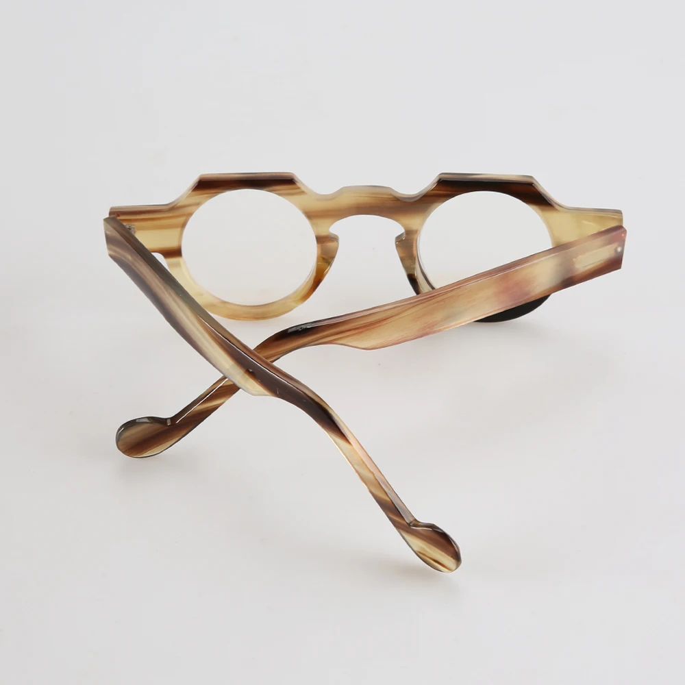 Очки для чтения в японском стиле полигональные круглые очки ручной работы форме