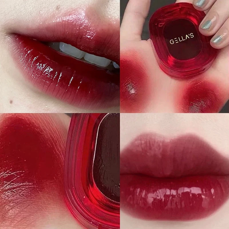 

6 Colors Sexy Red Lipsticks Waterproof Moisturizing Lip Glaze Tint Long Lasting Non-Stick Cup Lip Stick Makeup Korean Cosmetics