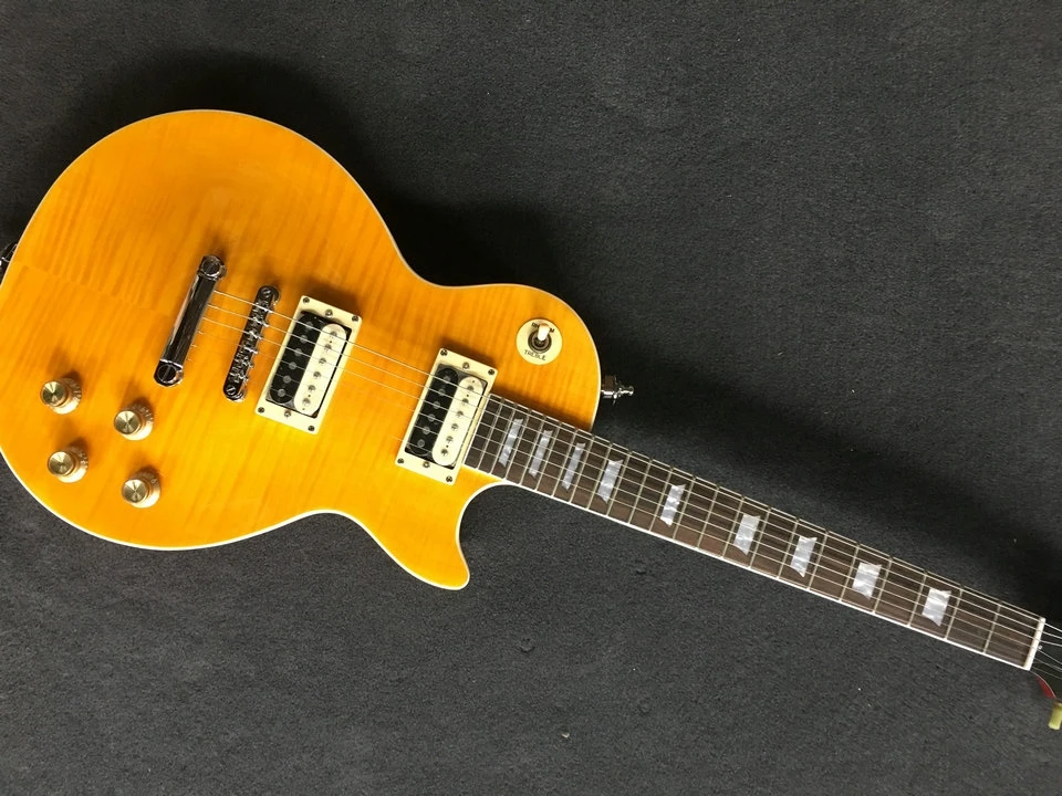 

LP Electric Guitar, Sunflower Gradient, Mahogany Body, Rosewood Fingerboard, In Stock, Fast Shipping, Free Shipping