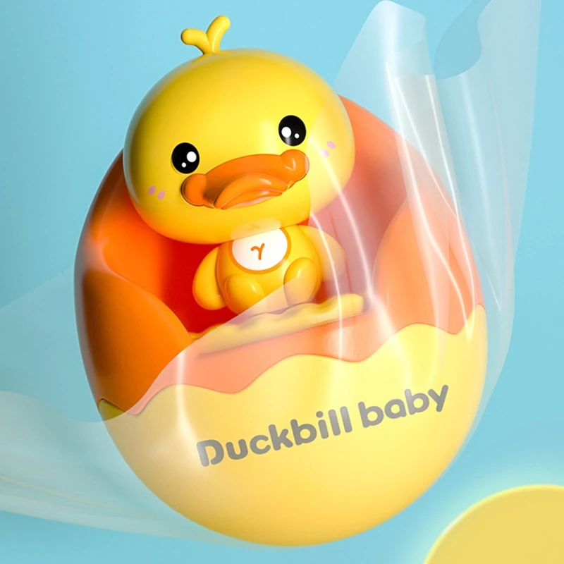 Lovely Roly-poly Toy Infant Bathtub Toy w/ Tumbler & Bell Educational Baby Gift