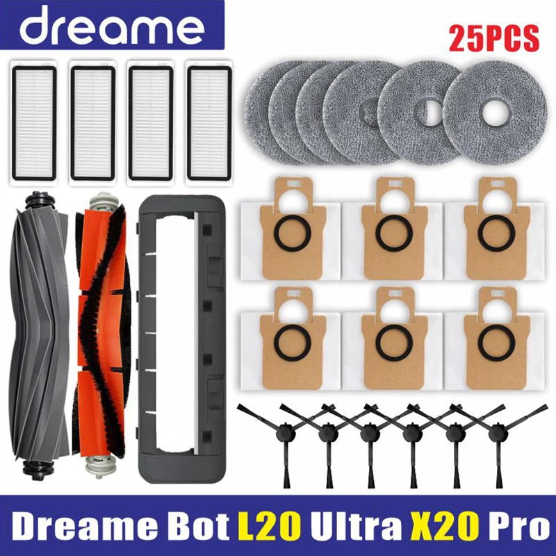 

Запасные части для робота-пылесоса Dreame Bot L20 Ultra / L30 Ultra