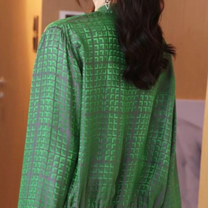 Бейсбольное пальто-авиатор с решетчатым принтом женская роскошная повседневная