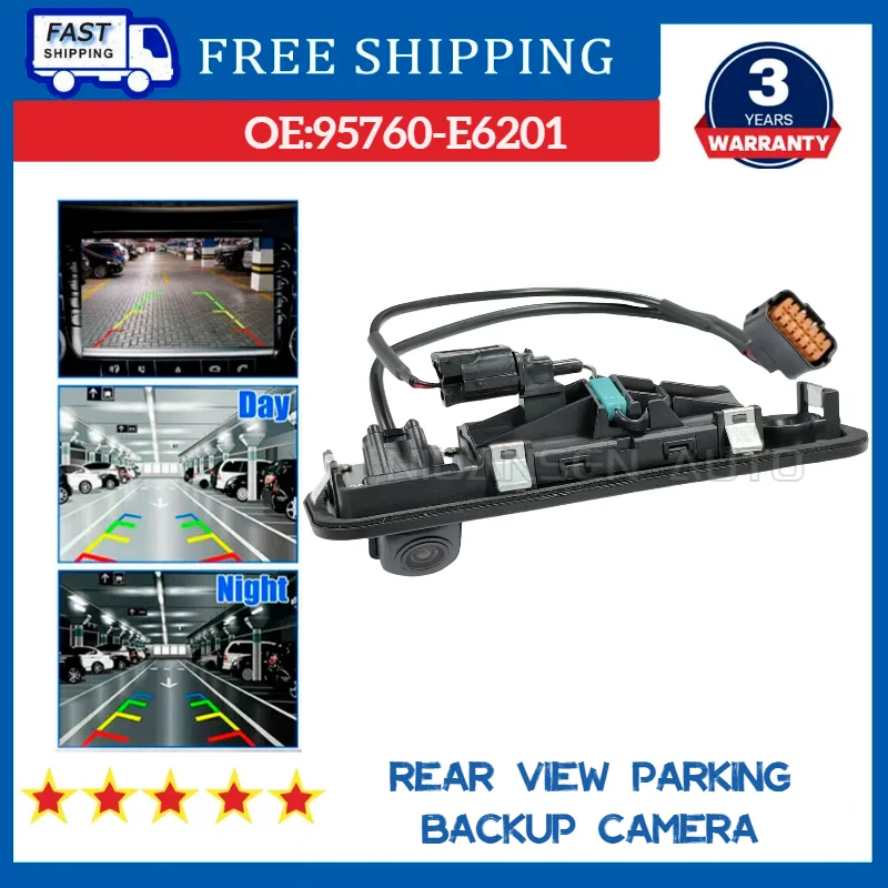 

95760-E6201 для Hyundai Sonata LF 2015-2018, переключатель ручки багажника, камера ночного видения, камера заднего вида, парковочная камера OEM 95760E6201