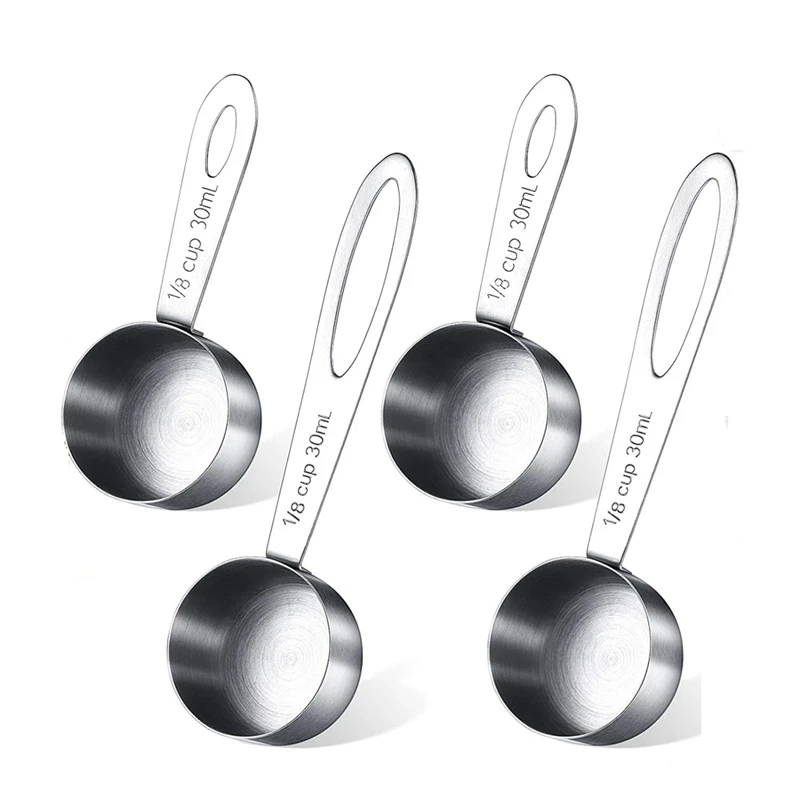 

Scoop Stainless Steel Measuring Scoops Measuring Scoops For Coffee, Tea, Sugar And Milk, 30 Ml