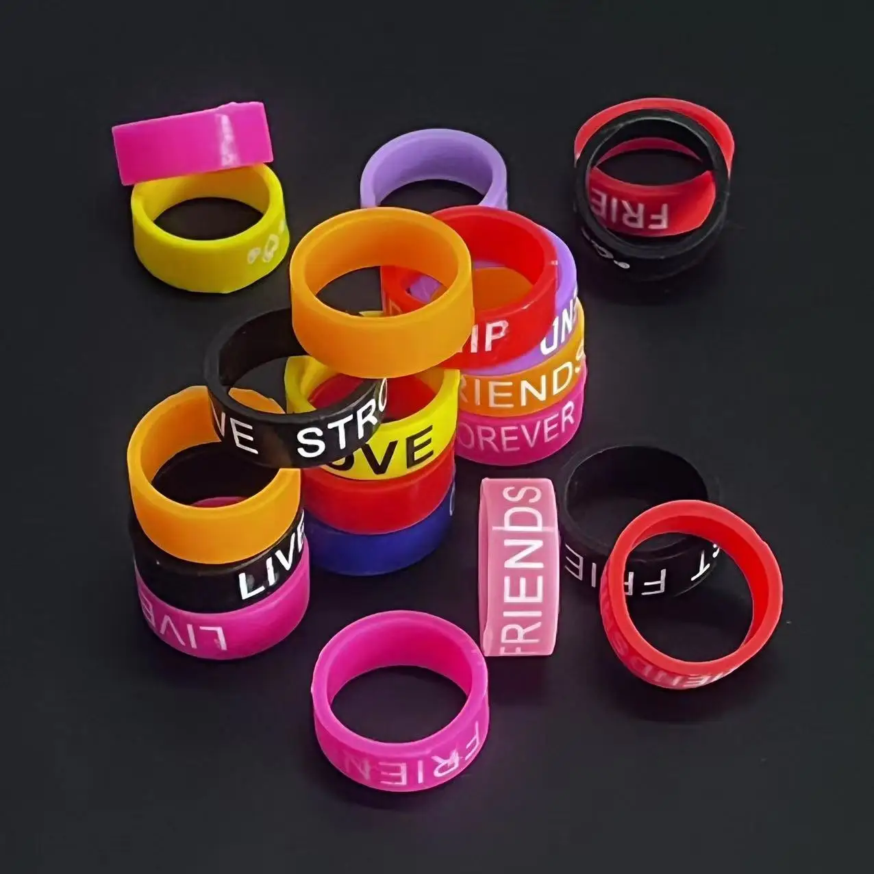 10 шт./набор силиконовые Нескользящие кольца 18 мм