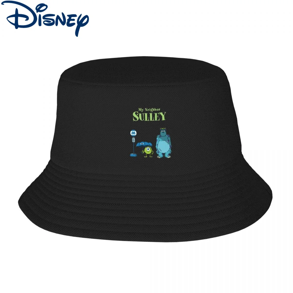 

Disney Wear Bucket Hat My Neighbor Sulley Wazowski Panama Hat Men Women Cotton Fisherman Caps Monsters Inc Beach Fishing Cap