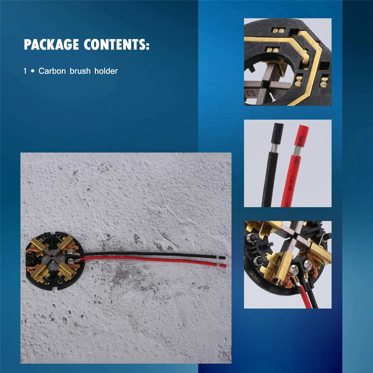 Держатель для угольной щетки сменная карточка в сборе ударной дрели 18 M12