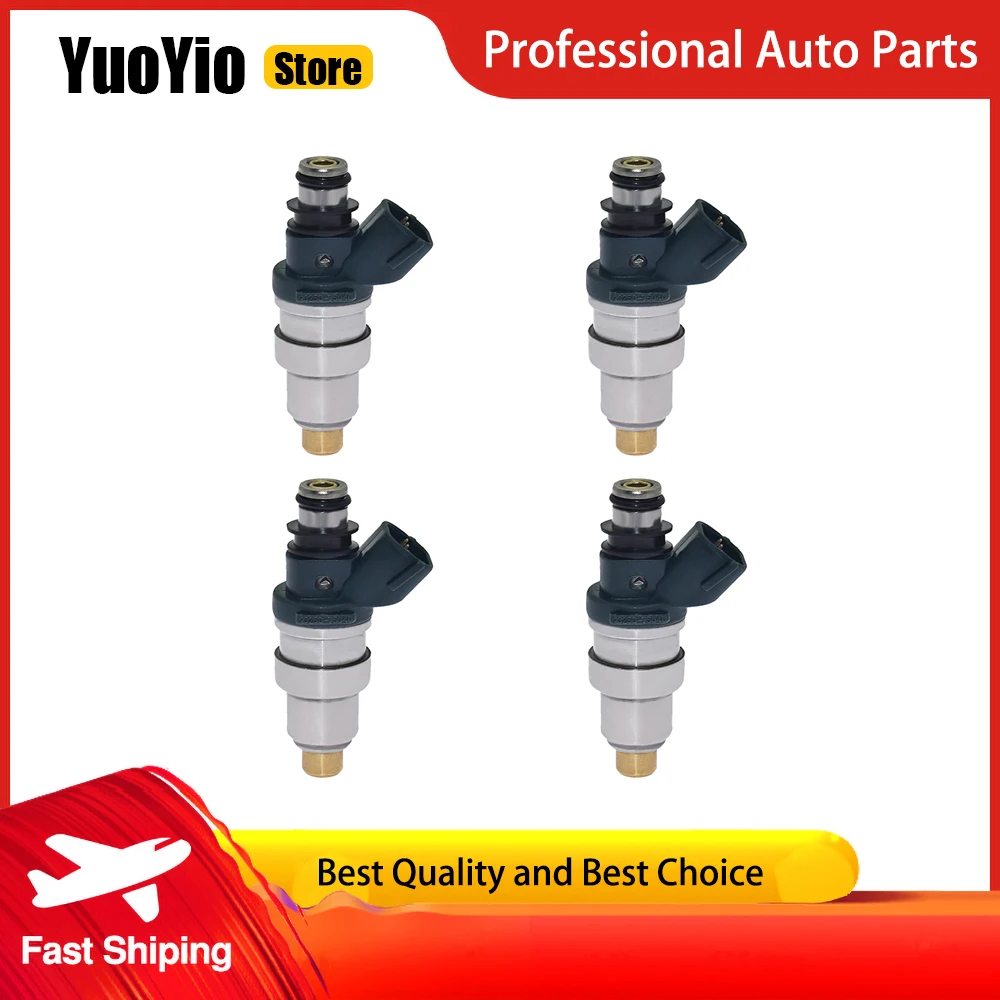 

YuoYio, 4 шт., новая Топливная форсунка 23250-75040 для TOYOTA TACOMA 2.4L L4 1995-2000