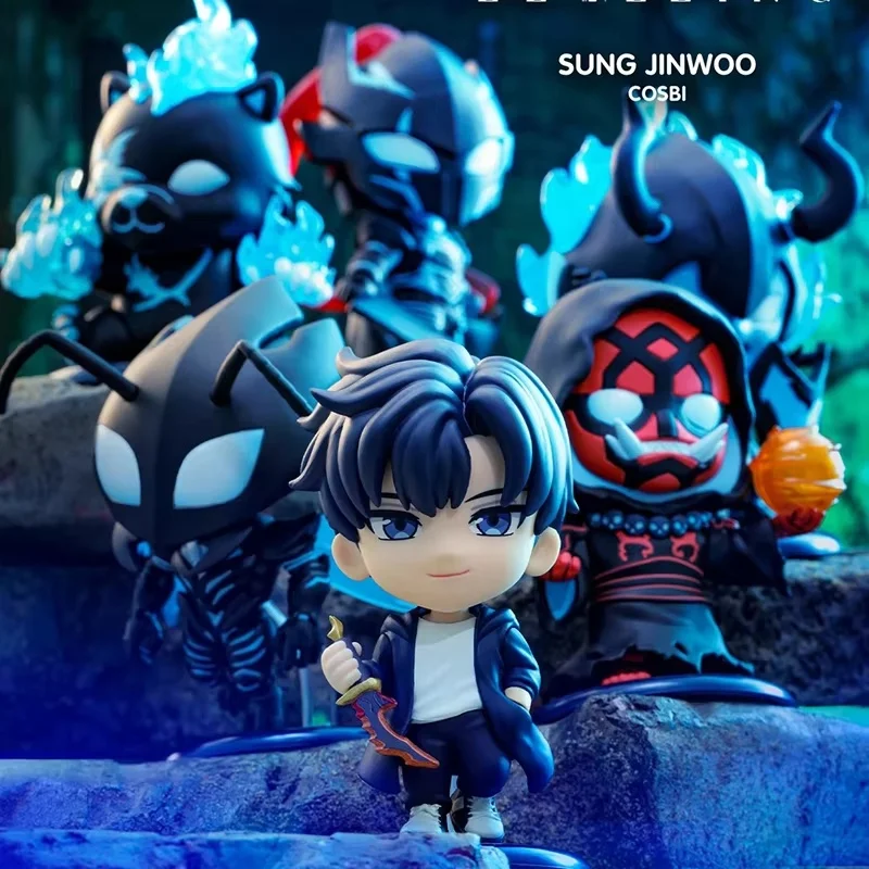 Фото Коллекционная мини-фигурка Hot Toys Solo Leveling Cosbi Blind Box из ПВХ, декор для стола, загадочная игрушка-сюрприз, подарок для фанатов №1