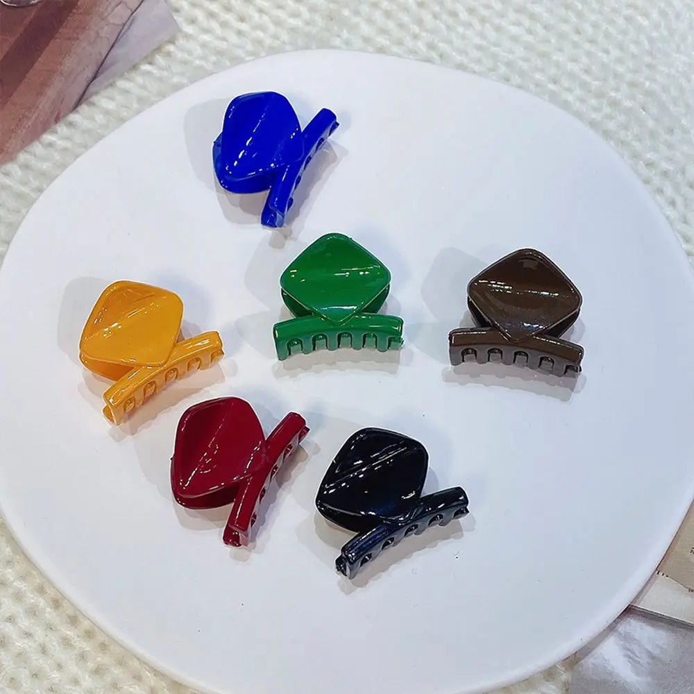 

Trendy Elegant For Girls Headwear Plastic Geometric Small Clamp Clip Women Hair Claws Ponytail Holder Korean Hair Crabs