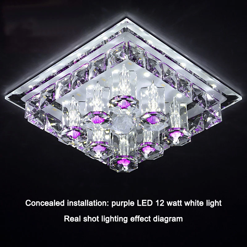 

LED Ceiling Light Modern Corridor Aisle Crystal Porch Home Living Dining Room Ceiling Lamps Decorative LED Lighting Fixtures