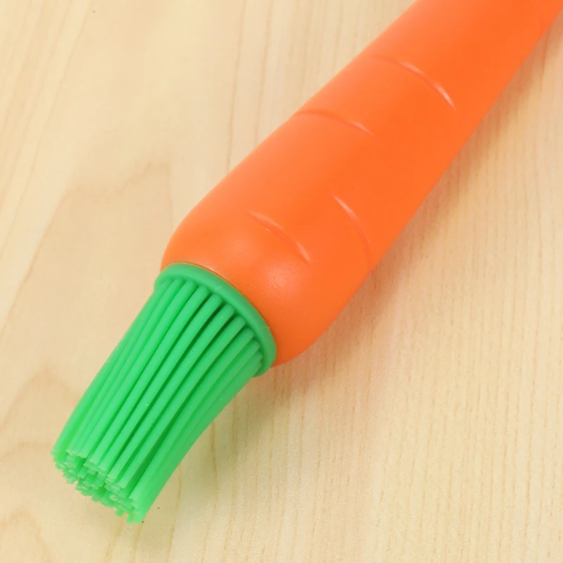 Heat Resistant Barbecue Brush Carrot Silicone Oil Thermosetting Pastry