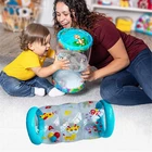 Игрушки для активного отдыха живота для детей, надувная игрушка для ползания с погремушкой, детские игры, игрушки для раннего развития, детские игрушки 6, 12 месяцев