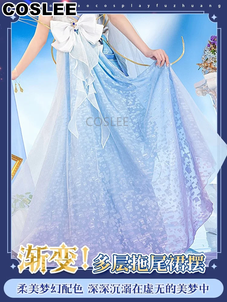 COSLEE Genshin Impact Furina Косплей Костюм