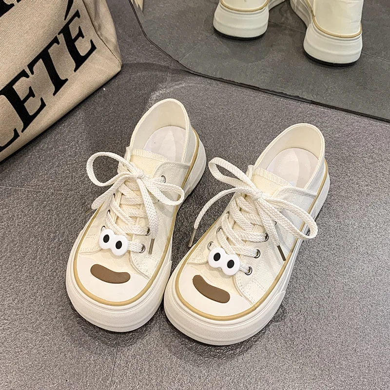 

Кеды женские на платформе, повседневные холщовые кроссовки, модная спортивная дышащая Уличная обувь для бега, осень