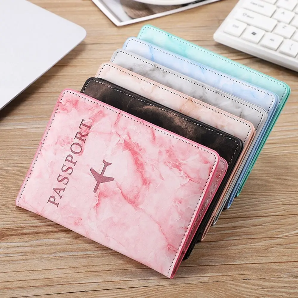 

PU Leather Certificate Storage Bag Airplane Check-in Travel Accessories PU Card Case Passport Protective Cover Passport Holder