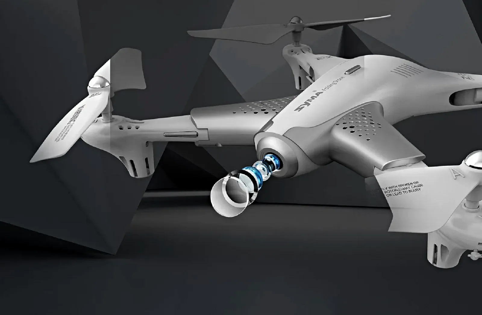 Квадрокоптер/летательный аппарат/дрон/коптер/белый/Z3/с камерой/детский/на