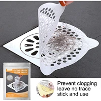 floor drain filter paper toilet hair filter net bathroom hair stopping net sewer filter screen