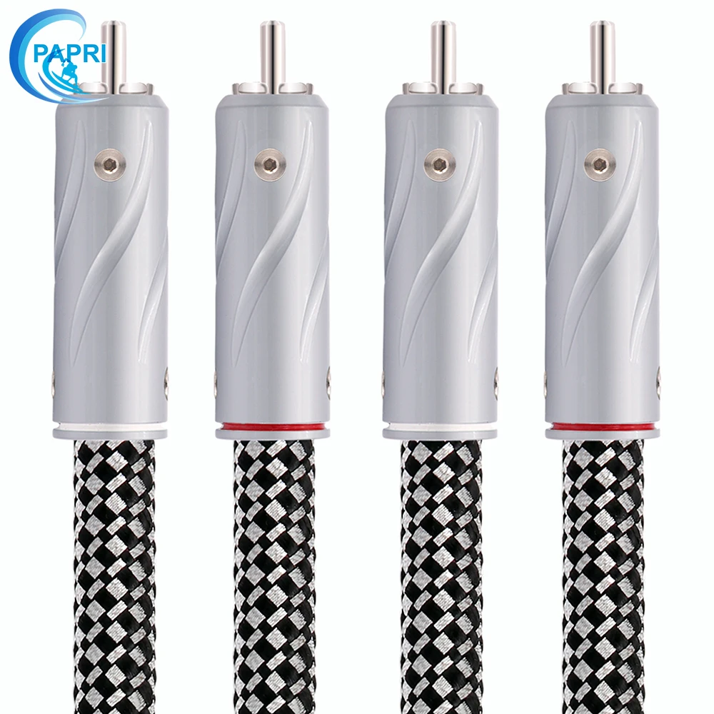 PAPRI GX-11RCA коаксиальный кабель сигнальной линии позолоченный родиевый штекер 6N OCC