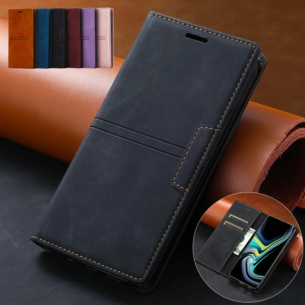 

Wallet Leather Anti-fall Case For OPPO A5 2020 A8 A9 A31 A91 A15 A15S A54 A74 A94 A73 A93 5G Realme C12 C15 C25 C25S Phone Cover