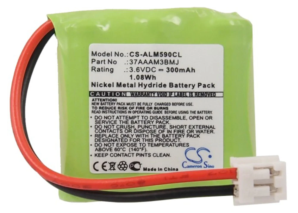 

Cameron Sino 300mA Battery for AT&T IA5870,IA5878,IA5879,IA5882,IA5890,T2326,T2350,T2351,VT2101,VT2121,IA5863,E5828B