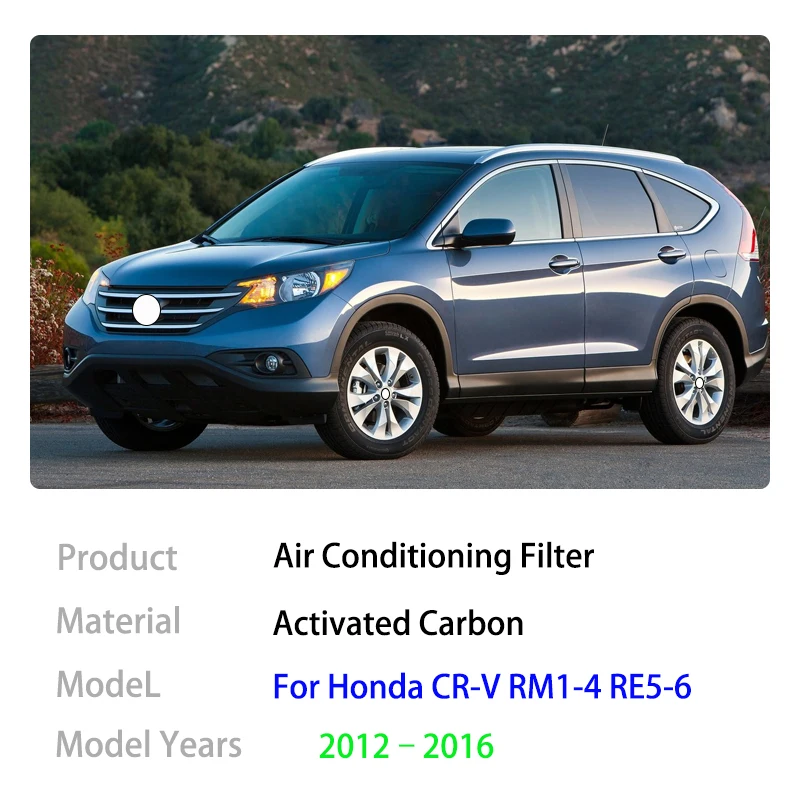 Фильтр кондиционера для Honda CRV CR V CR-V RM1 2 3 4 RE5 RE6 MK4 4th 4Gen 2012 2013 2014 2015 2016 Детали с