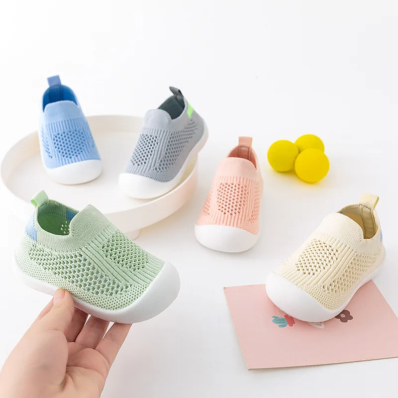 

Children Shoes Casual Breathable Candy Colors Infant Baby Girls Boys Kids Mesh Sneakers Soft Bottom Comfortable Non-Slip