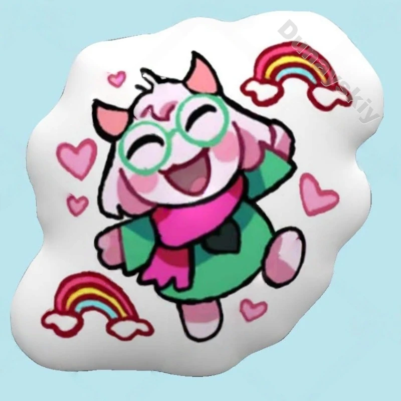 Фото Плюшевая подушка-игрушка Deltarune в форме Крис, Сьюзи, Ралсей, Джевила, Лансера, Ноэль, мягкая, коротковорсовая, с наполнителем из ПП хлопка, плюшевая, на Хэллоуин №1