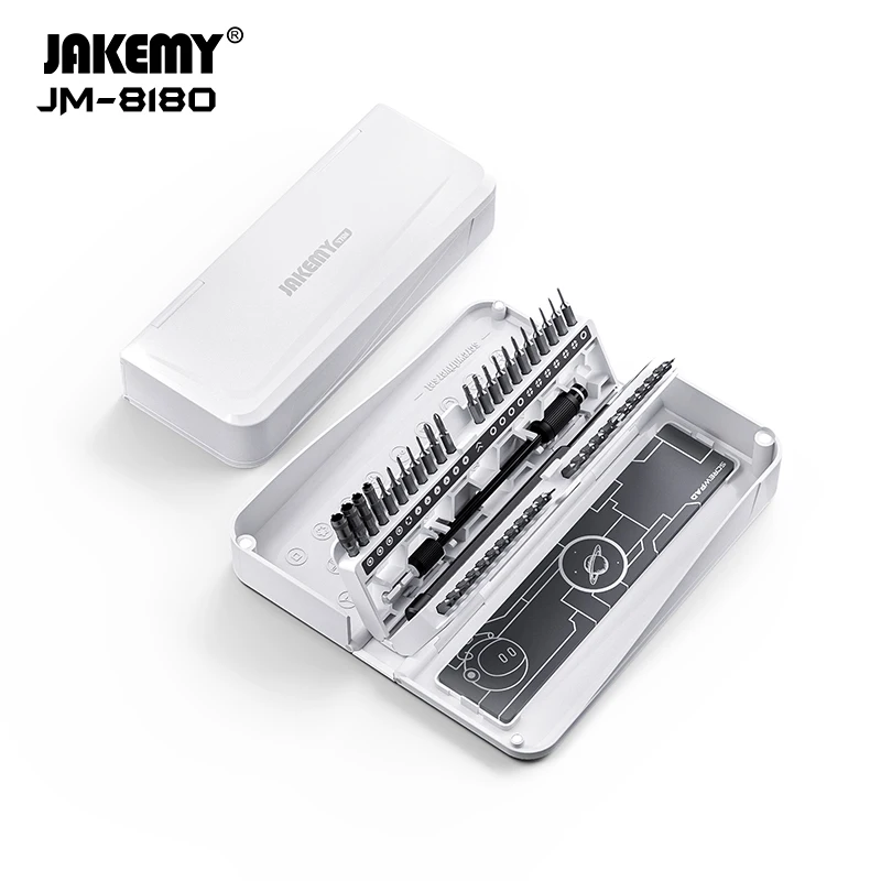 

JAKEMY 47 in 1 Screwdriver Set Precision Magnetic Torx Phillips CR-V Bits Screwdriver Kit for PC Camera Phone Repair Hand Tools