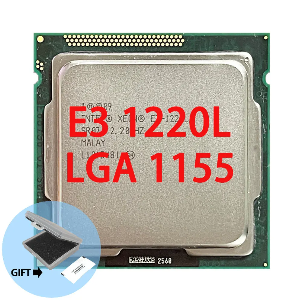 Intel Xeon E3-1220L E3 1220L 2,2 ГГц двухъядерный процессор 3M 20W LGA 1155 Intel Xeon E3-1220L E3 1220L 2,2 ГГц двухъядерный процессор 3M 20W LGA 1155