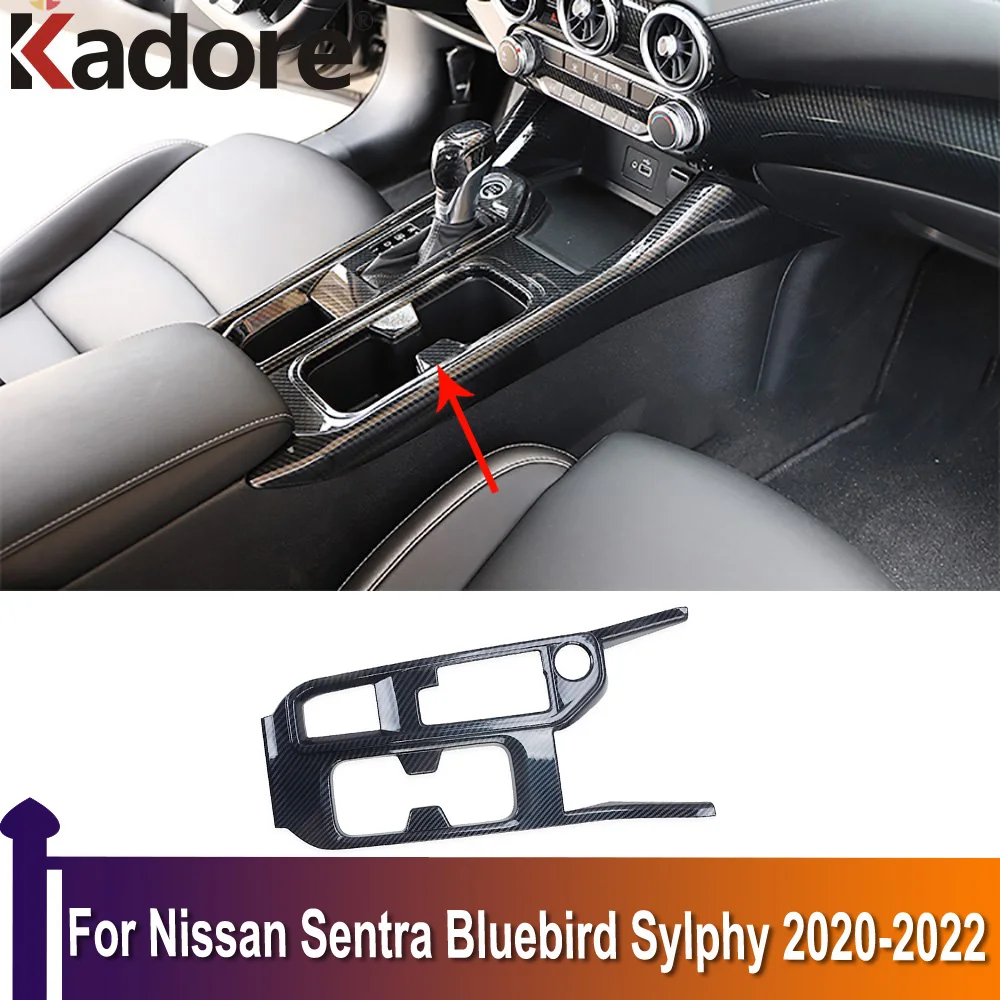

Для Nissan Sentra Bluebird Sylphy 2020 2021 панельная Накладка для коробки передач декоративная отделка для автомобиля аксессуары для интерьера автомобильн...