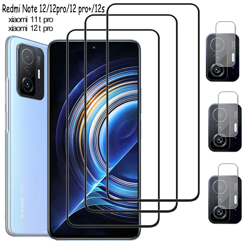 

redmi note 12s glass protector pelicula for xiaomi 12t pro screen cover glass for xiaomi 11t pro mica redmi note 12 s cristal mi 11 t xiomi 11t 12t film protection accessories película redmi note 12 pro