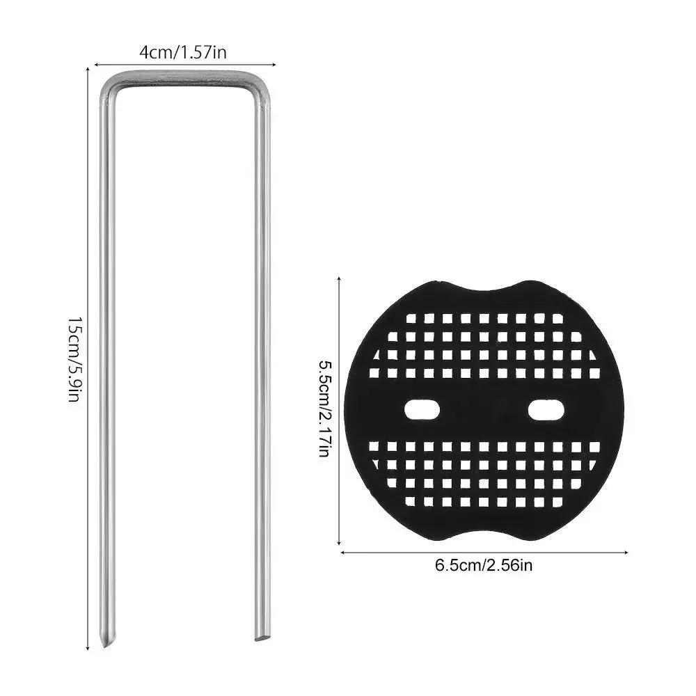 10 шт./упаковка Металлические U-образные булавки для сада