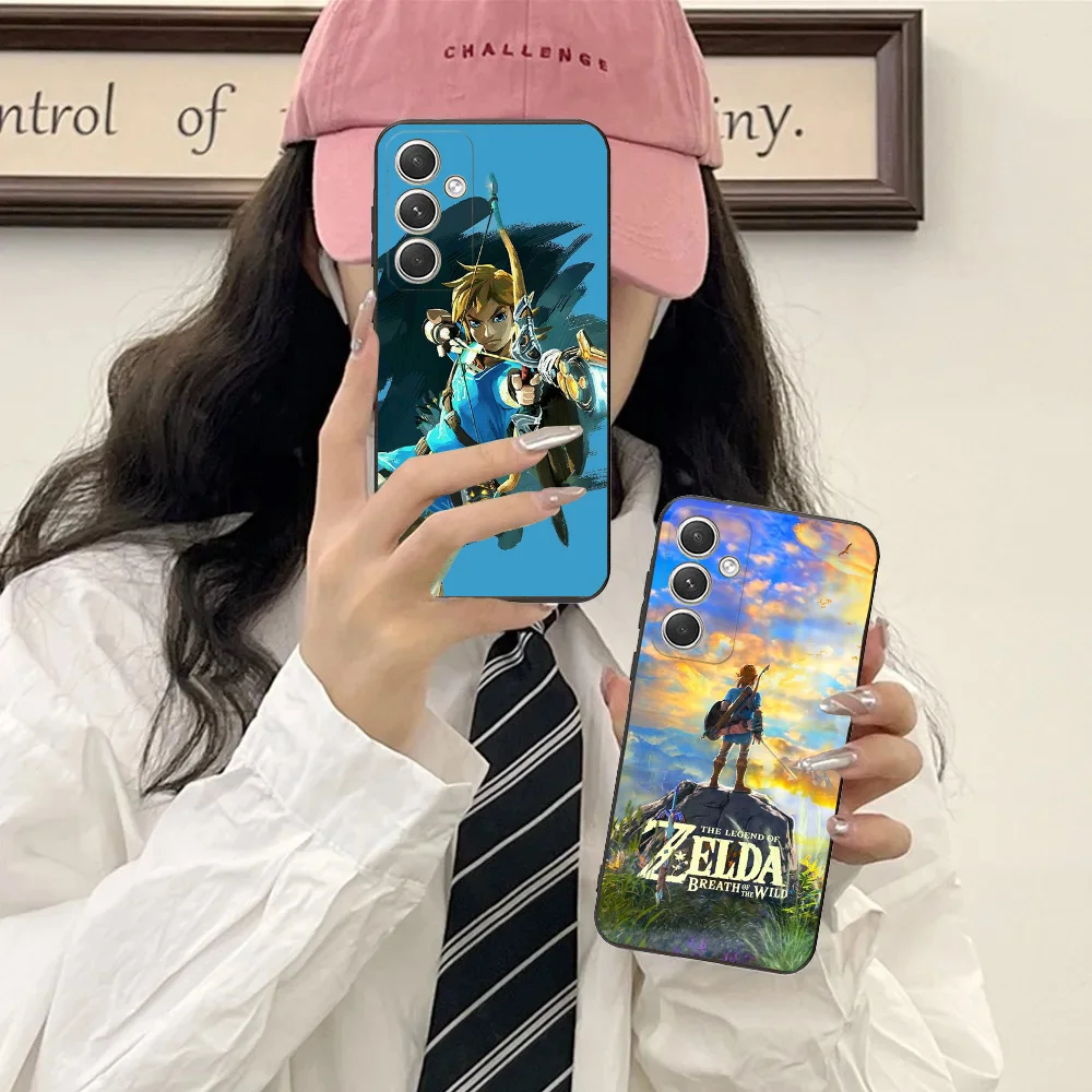 Чехол для телефона L-Legend of Z-Zeldas Samsung Galaxy A20 A21s A22 A31 A32 A52 A53 A72 73 A80 A91Мягкий черный