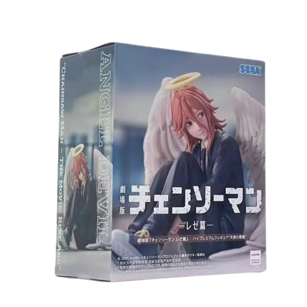Фото В наличии [Оригинал] Оригинальная аниме-фигурка Sega Chainsaw Man HPM Angel Devil в сидячей позе, коллекционная кукла-фигурка, игрушка №1