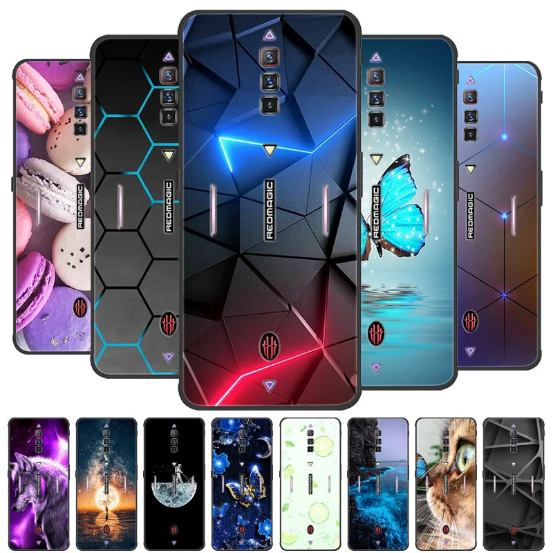 Чехол для Nubia Red Magic 6 Pro силиконовая задняя крышка чехол ZTE мягкий бампер Magic6 |