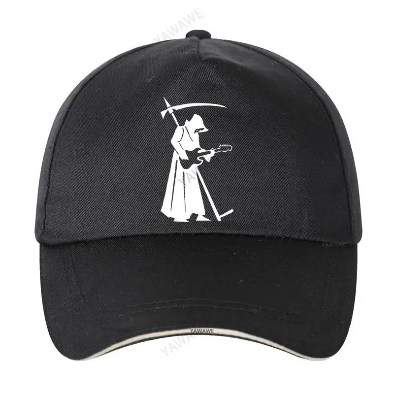 

Бейсболка, кепка, спортивная Кепка, бейсболка, бейсболка в стиле хип-хоп, крутая гитарная Кепка в стиле мрачного Жнеца, Мужская кепка для отц...