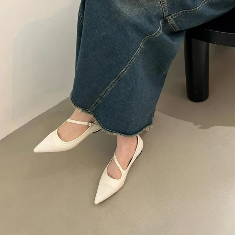 

Сандалии женские с острым носком, дышащие босоножки на мягкой подошве, удобная повседневная обувь на плоской подошве, лето