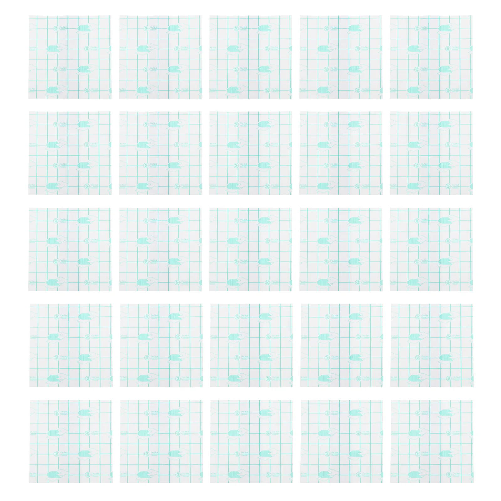 

100pcs Disposable Hand Makeup Palettes PU Film Paper Makeup Mixing Tray