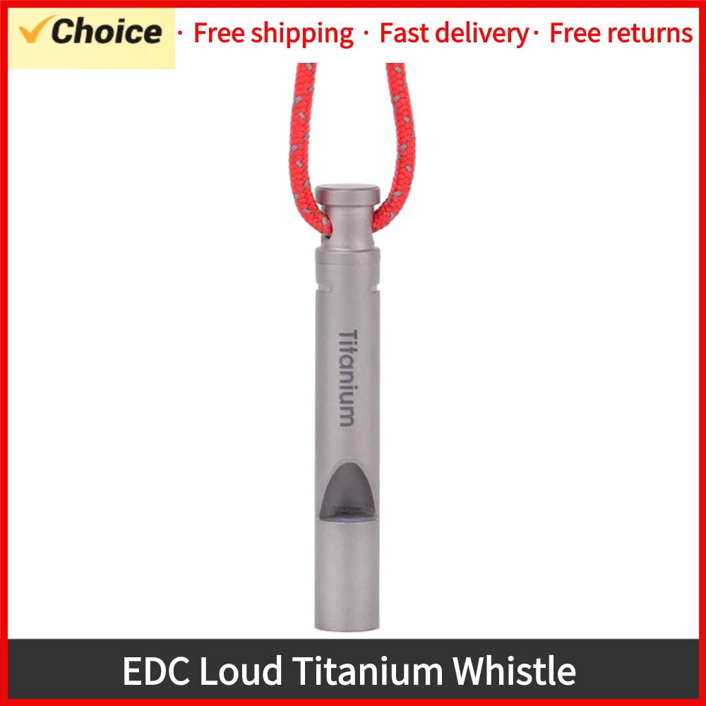 Громкий титановый свисток для повседневного использования на открытом воздухе
