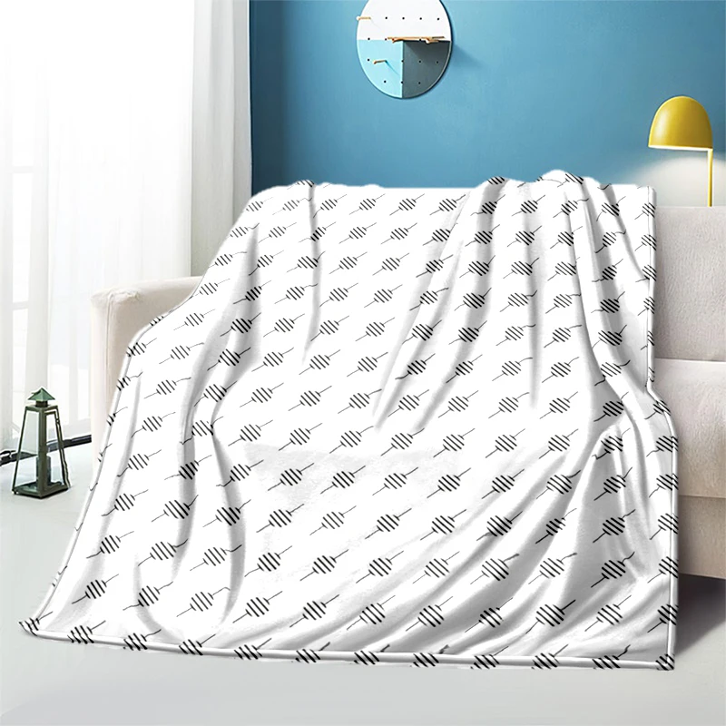 

Striped plaid leopard European American Pattern Manta Sofa Bed Cover Soft Blanket Plaid Soft Warm Flannel Throw Blankets Gif
