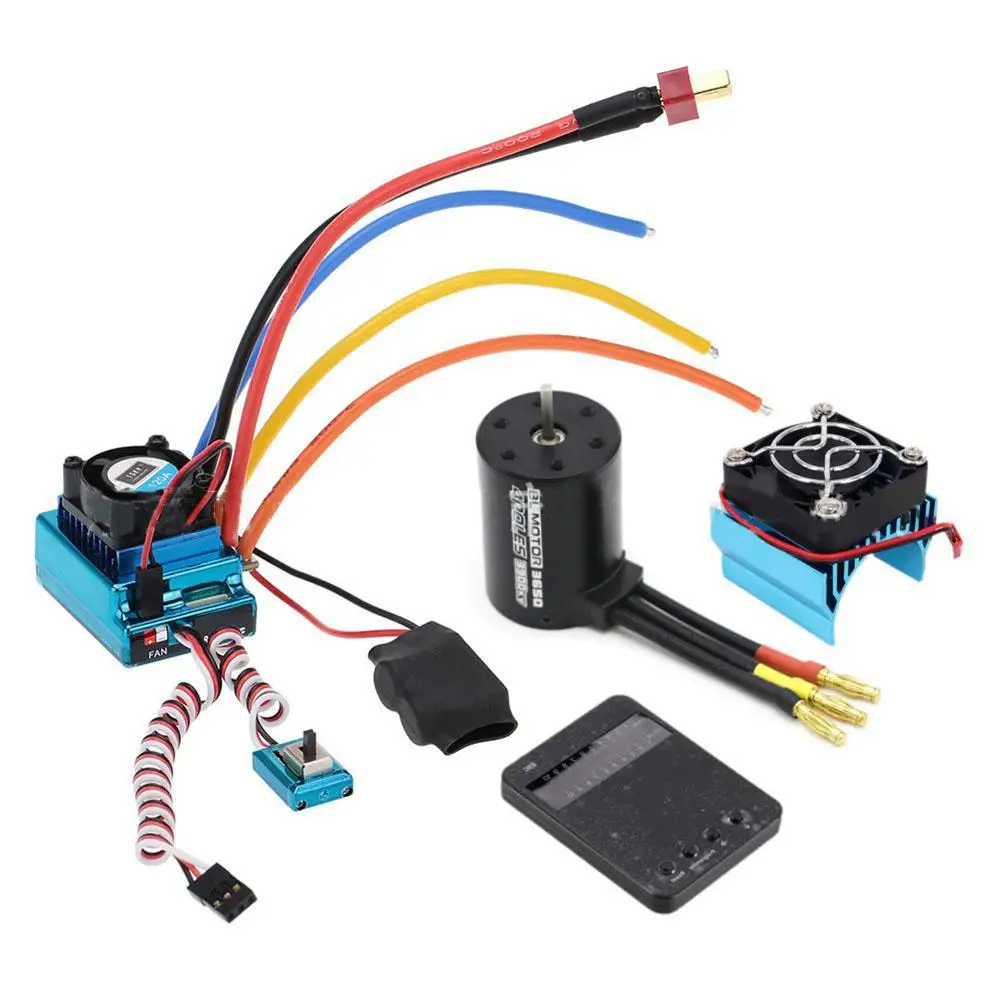 

120a Brushless ESC Set 3900kv Brushless Motor Electric Speed Controller Hsp Unlimited Remote Control Car Accessories