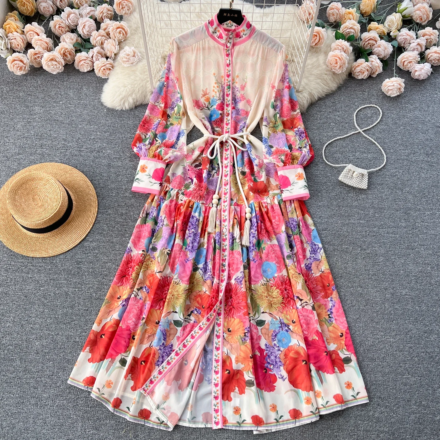 Женское винтажное платье с рукавами-фонариками элегантное облегающее