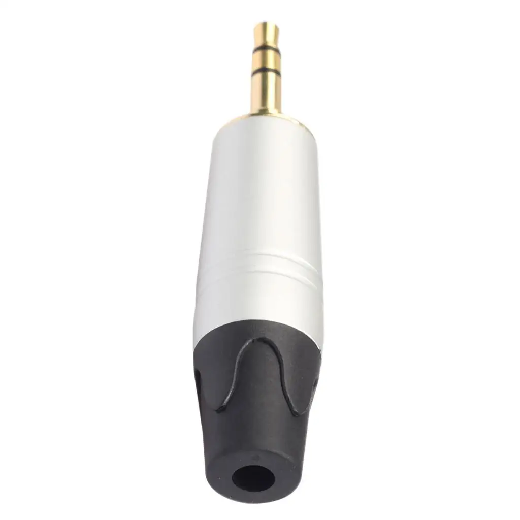 

3.5mm Stereo Plug Male Connector Plug for Headphone Soldering, Size: