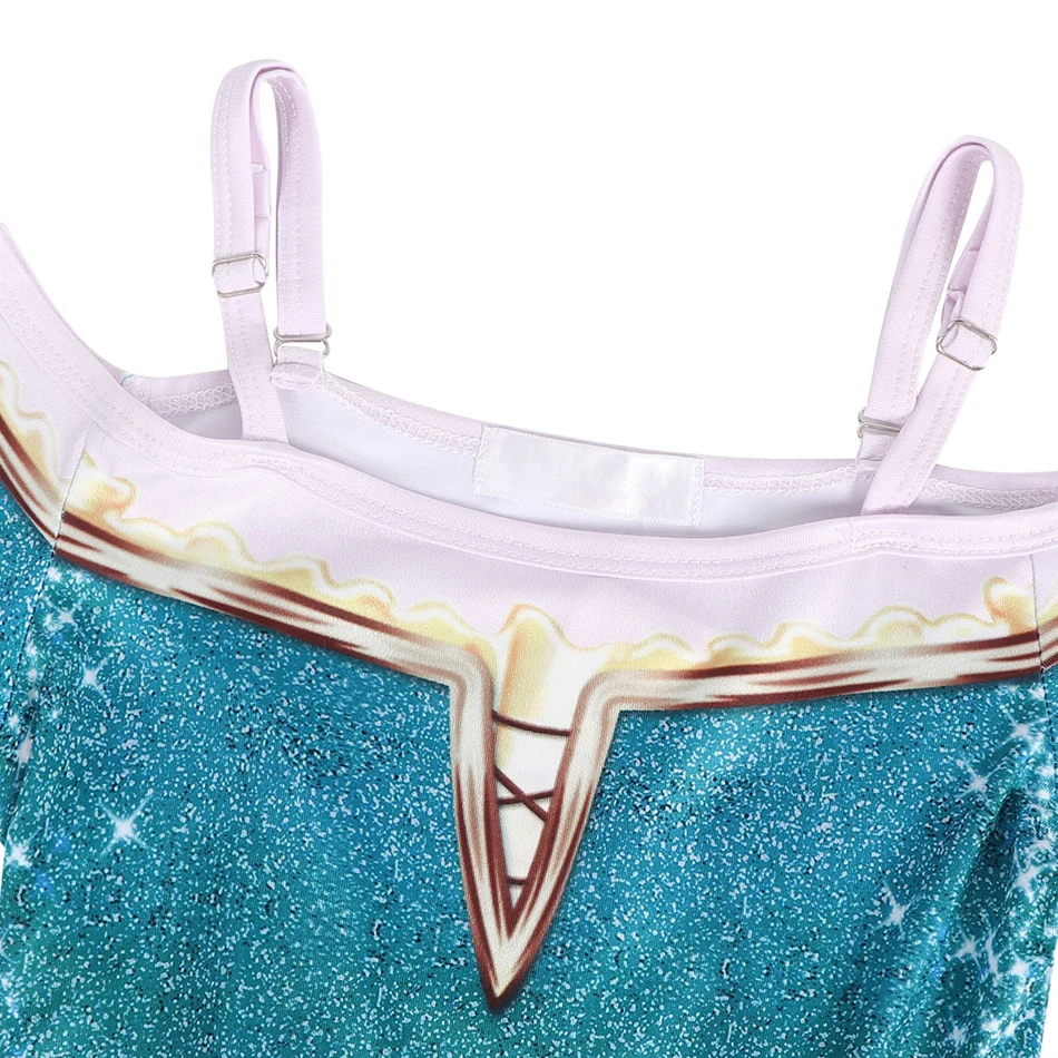 Girls Merida Long Sleeve Costume Kids 3D Print Brave Princess Dress Children Cosplay Halloween Carnival Theme Party Charm Outfit