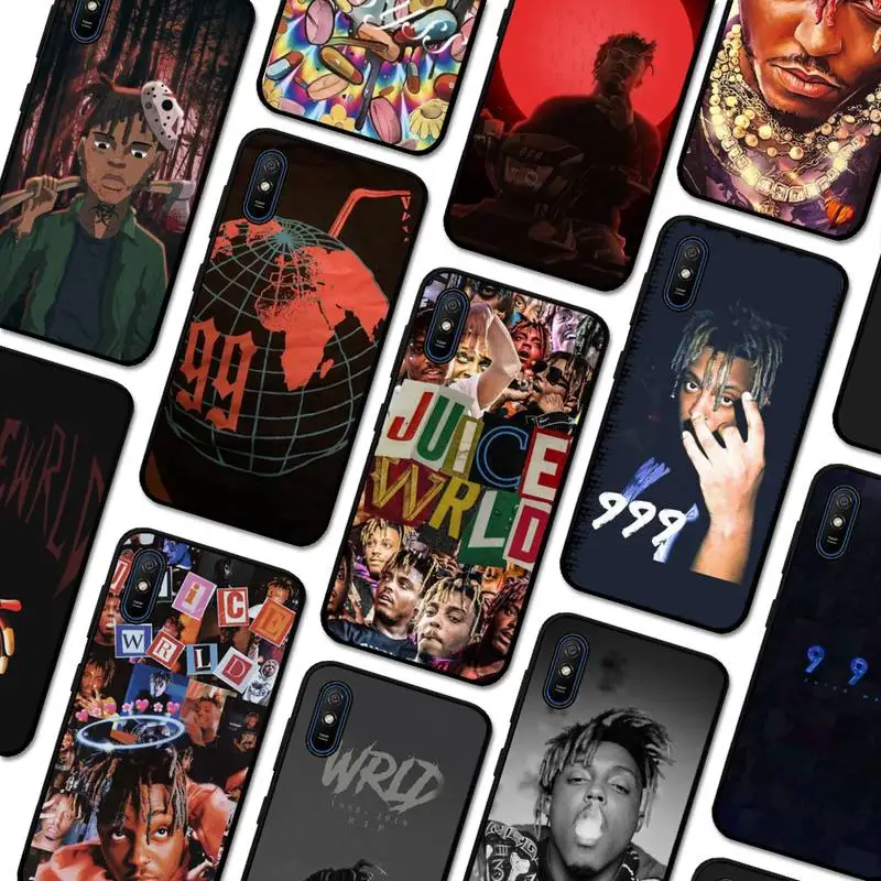 

Juice WRLD Phone Case for Redmi 10 9A 8A 7 7A 6 6A 5 5A 4X S2 K30 Ultra K40 Note 8 9 Pro Soft Tpu Cover