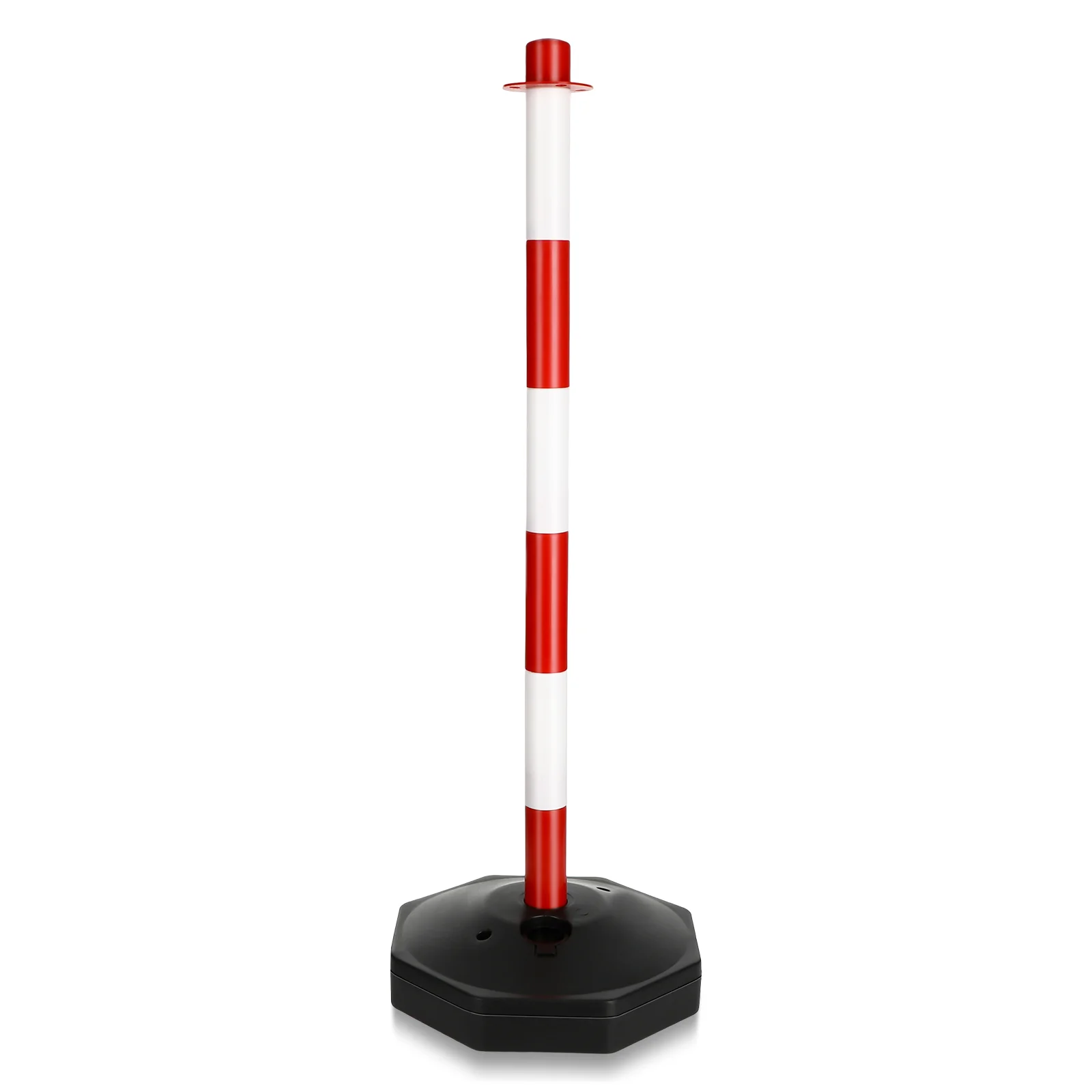 

Line Post Isolation Bollard Orange Powder Pipe Bollards Parking Barrier Plastic Water-fillable Warning Pile