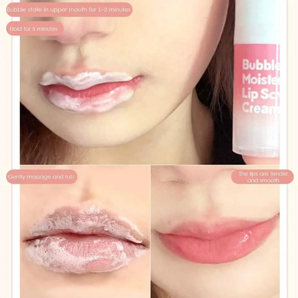 

12ML Bubble Moisten Lip Scrub Makeup Exfoliating Moisturizing Removal Gel Full Dead Gloss lip Cosmetics Scrub Lip Lips Skin Z1P8