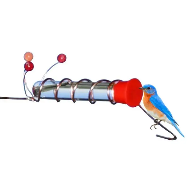 

Hummingbird Feeder Little Bird Wild Birds Feeding Jar With Clips Hand Feeding Feeder For Backyard Nature Outdoors Tools
