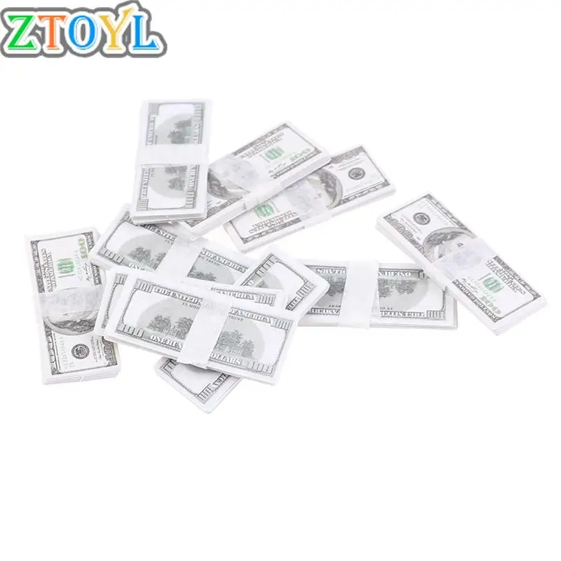 

150sheets Mini Dollar 1:12 Dollhouse Miniature Doll house Accessories Restaurant Mini Play Toys DIY Decoration Craft
